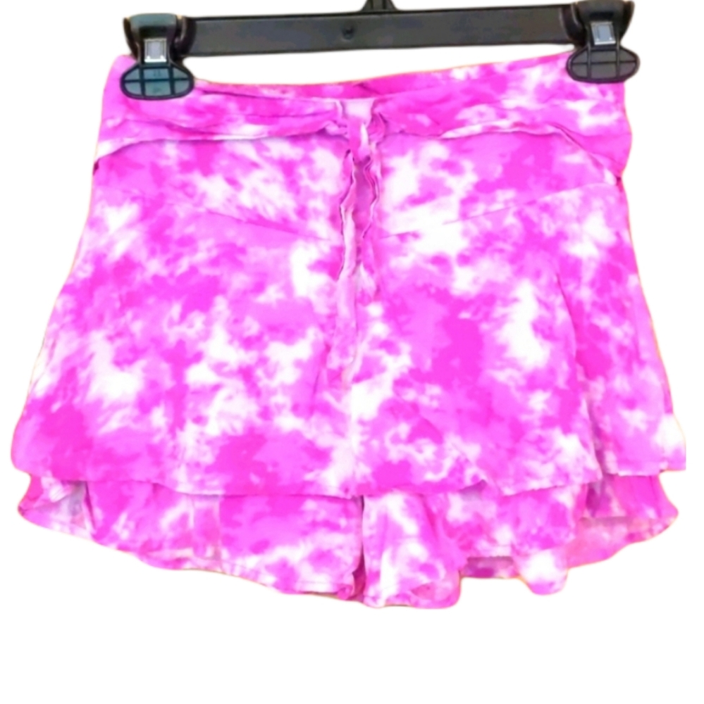 Justice Purple Flowy Skort / Size 10